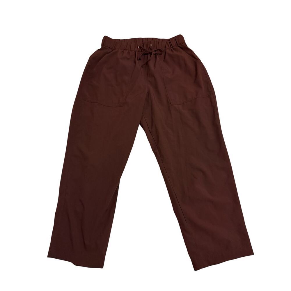 Old Navy Active StretchTech Stretch Brown Drawstring Loose Pants Medium